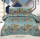 Quilted Bedspread Printed 3-Piece-Zink